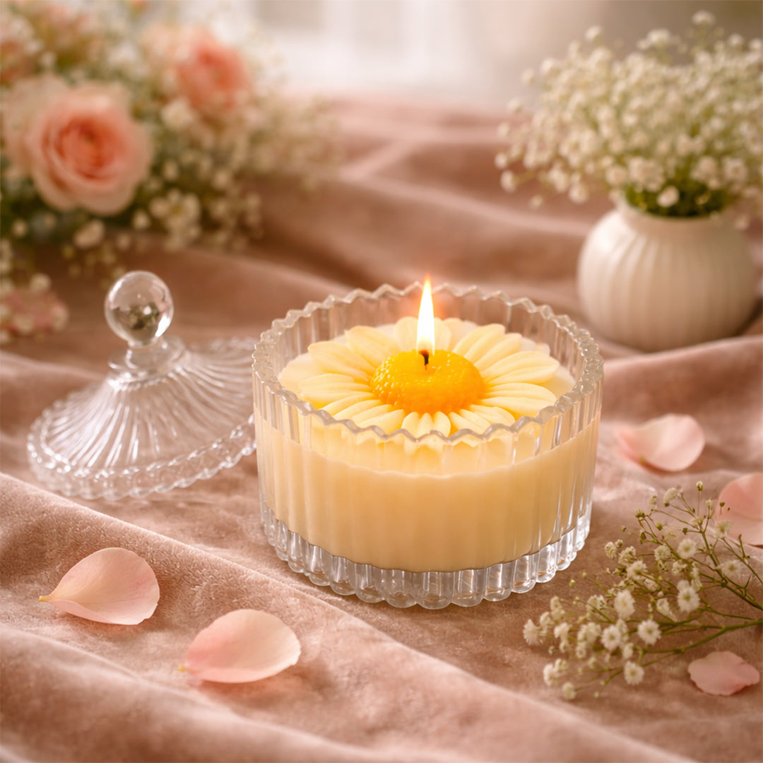 Royal Daisy Scented Candle