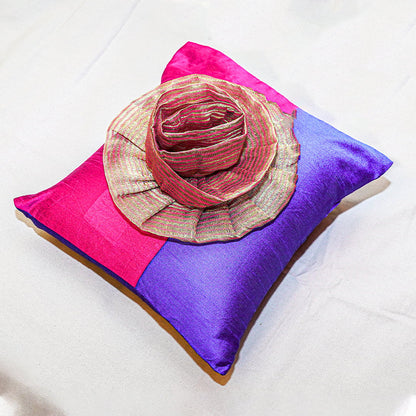 Of Violets and Pinks Cushion Cover