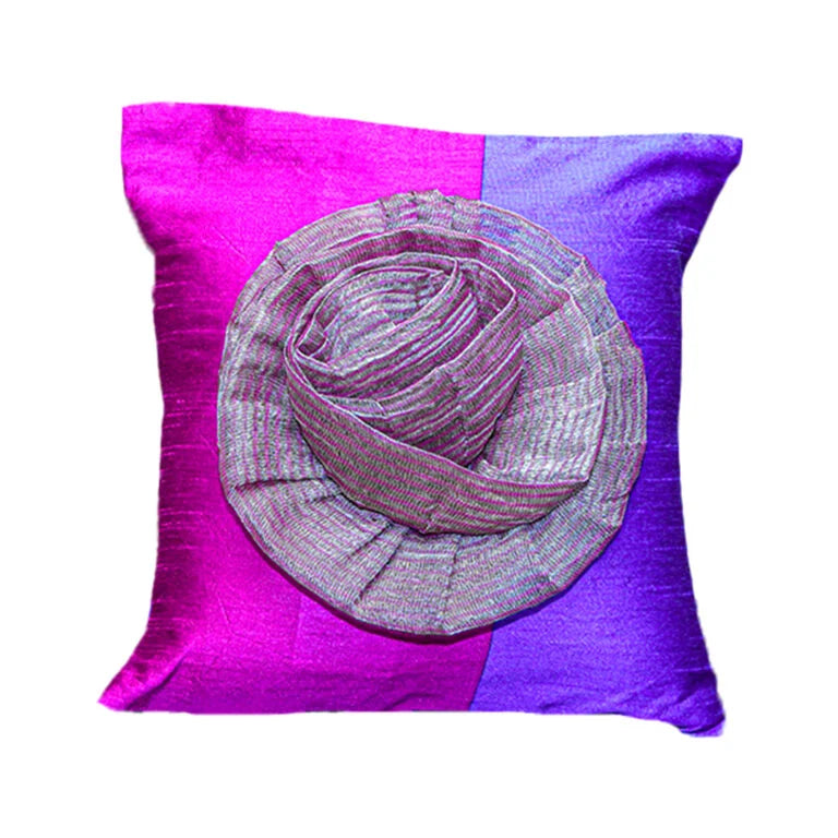 Of Violets and Pinks Cushion Cover