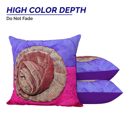 Of Violets and Pinks Cushion Cover