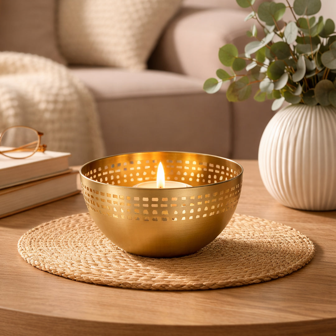 Decorative Tealight Bowl for Living Room & Bedroom