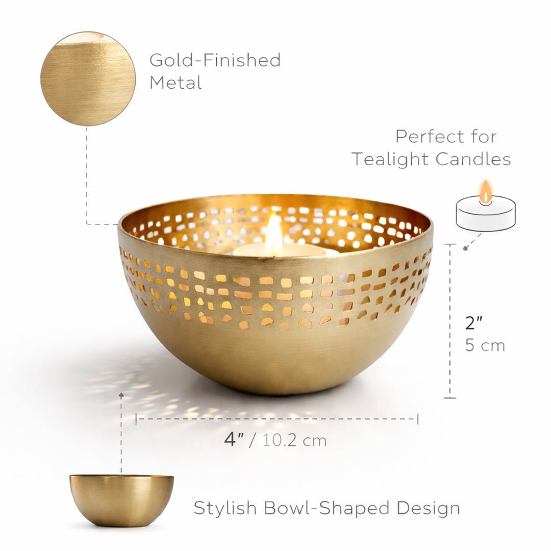 Decorative Tealight Bowl for Living Room & Bedroom