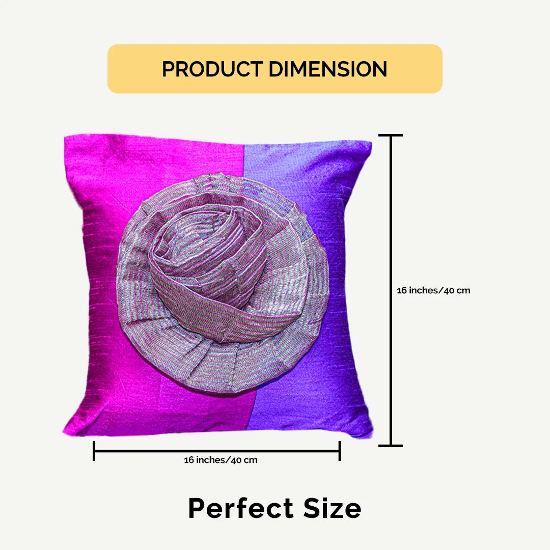 Of Violets and Pinks Cushion Cover