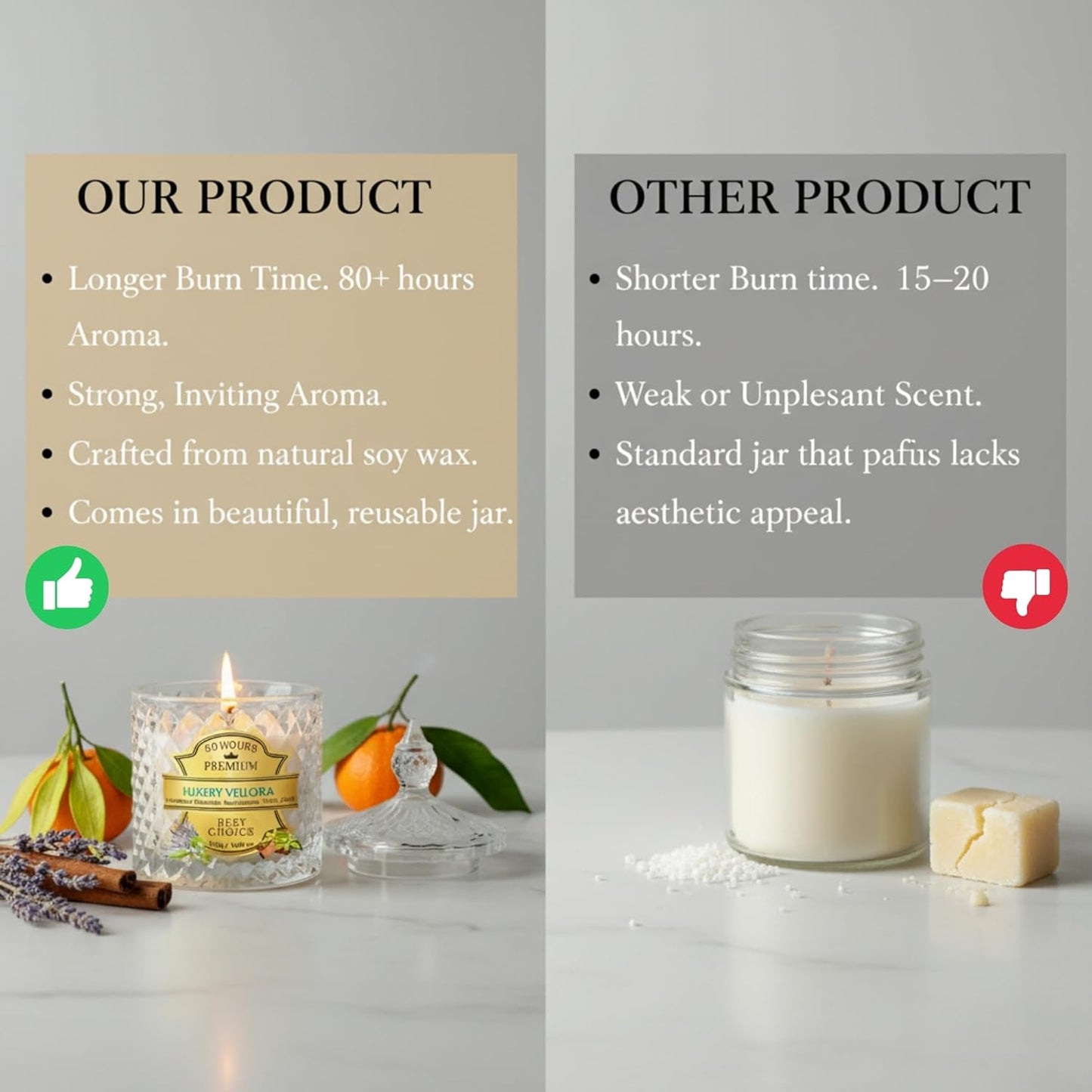 Glowing Petal scented candle