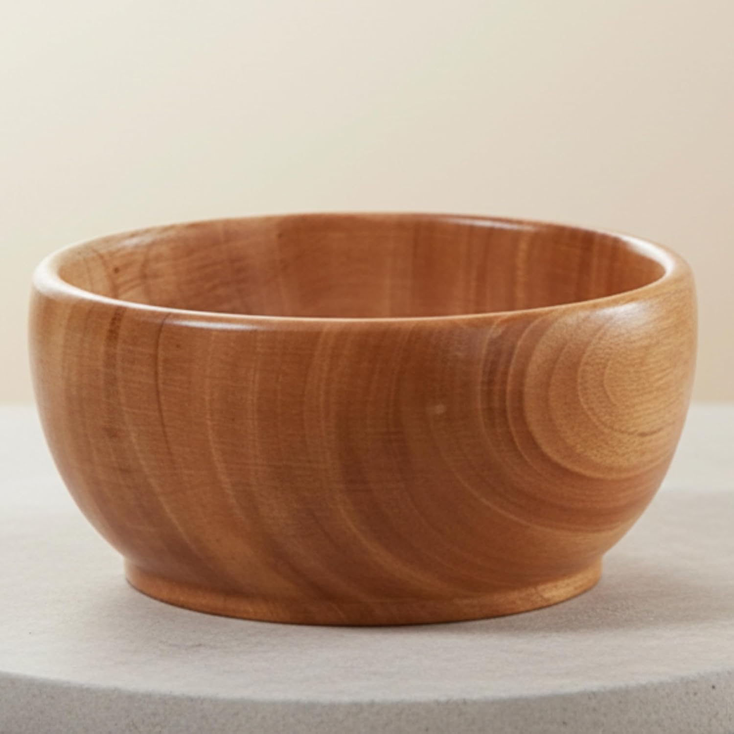 Mahogany Wooden Dry Fruit Bowl (5 Inch) | Small Snack Bowl for Cashews, Almonds, Namkeen & Dessert