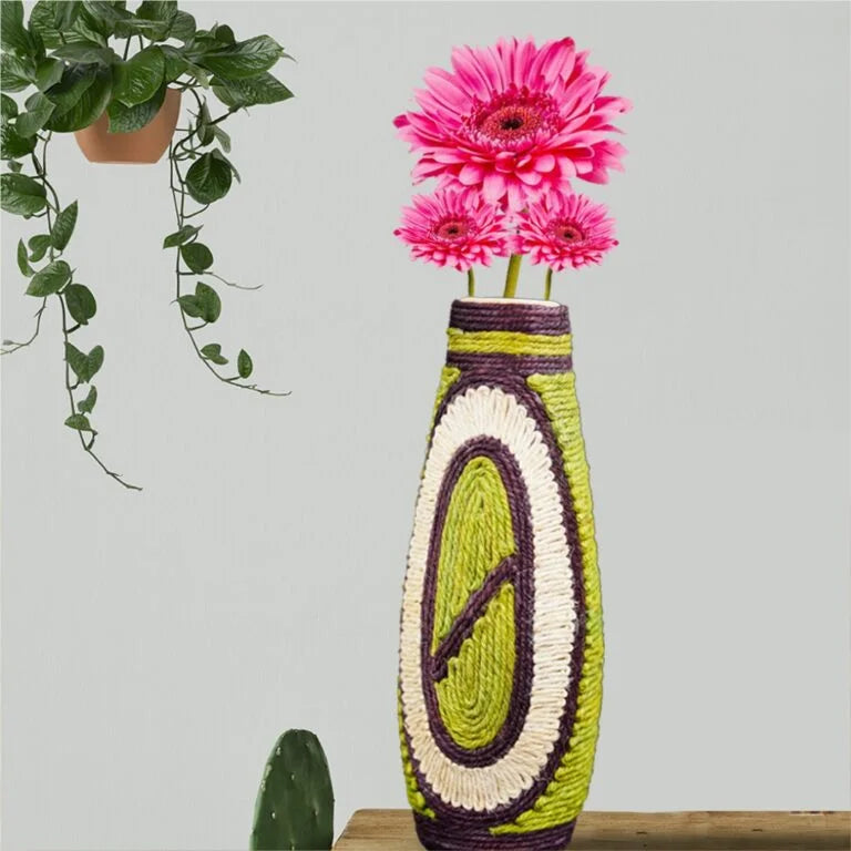 Green Flora Flower Vase