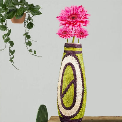 Green Flora Flower Vase