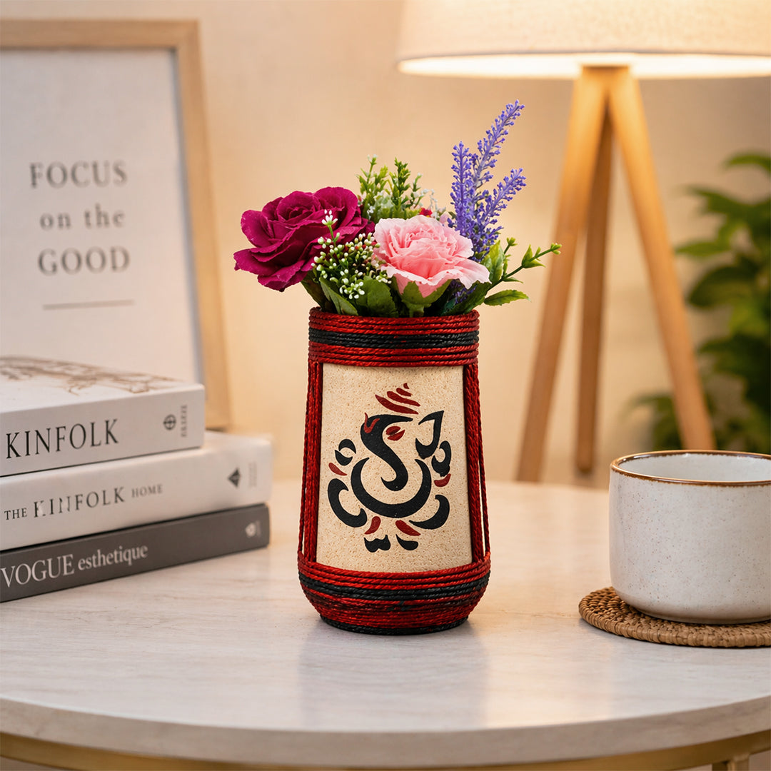 Ganesh Art Decorative Flower Vase for Home & Office