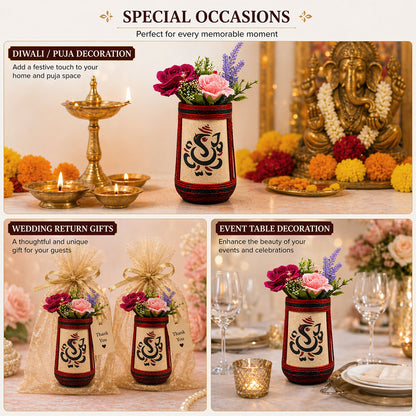Ganesh Art Decorative Flower Vase for Home & Office