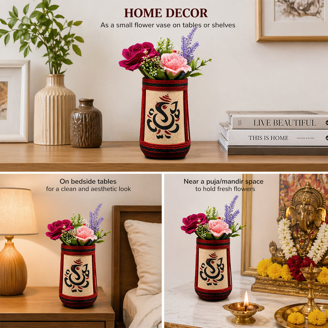 Ganesh Art Decorative Flower Vase for Home & Office