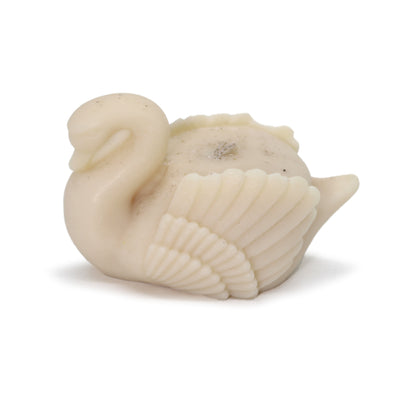 artkart Elegant Earthen Beauty Graceful Swan Candles - Side View of White Color artkart Elegant Earthen Beauty Graceful Swan Candles