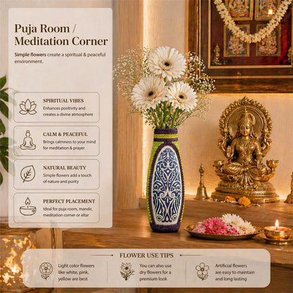 Ethnic Motif Decorative Flower Vase