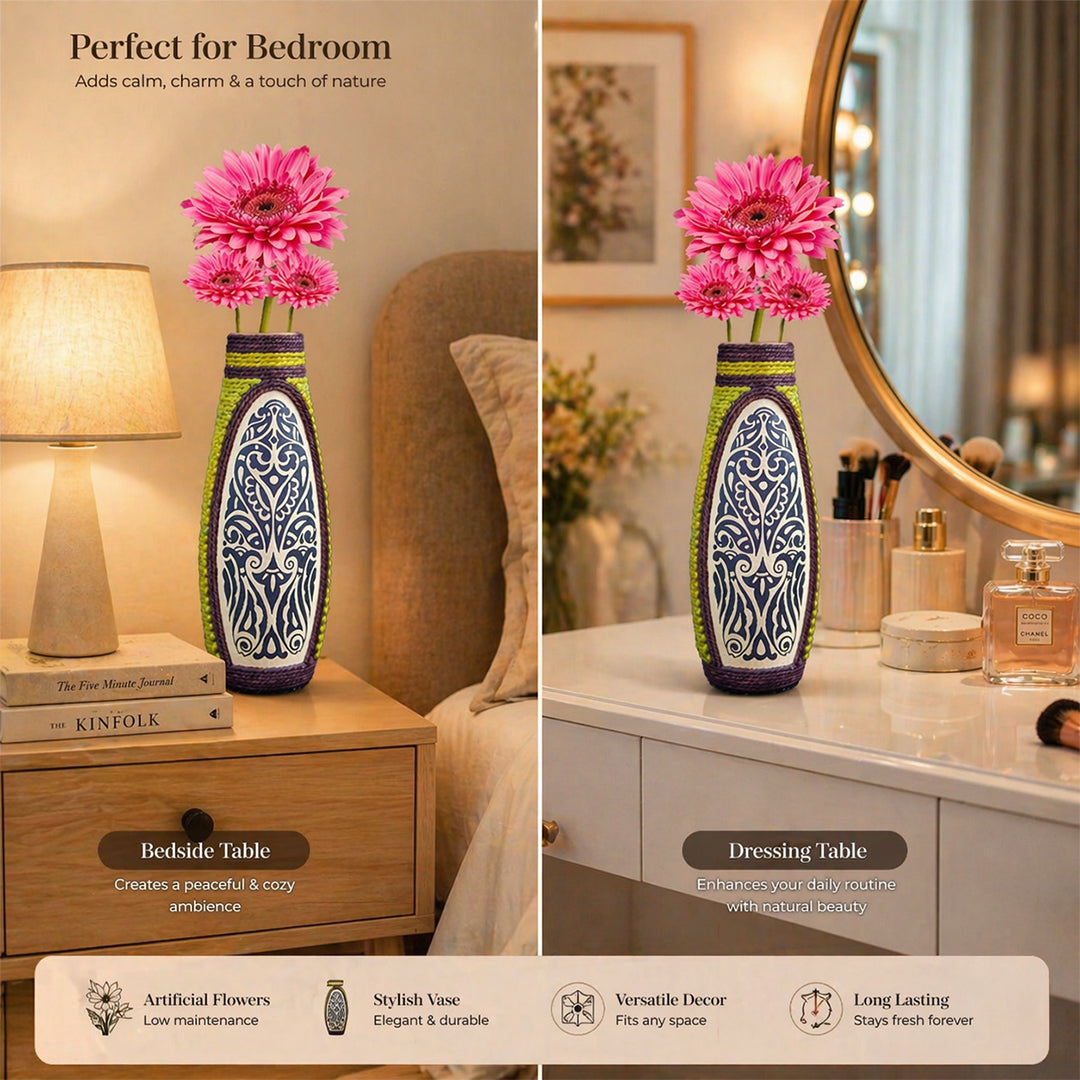 Ethnic Motif Decorative Flower Vase