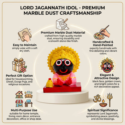 Divine Grace – Lord Jagannath Idol for Auspicious Beginnings