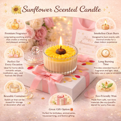 Royal Daisy Scented Candle