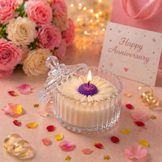 Royal Daisy Scented Candle