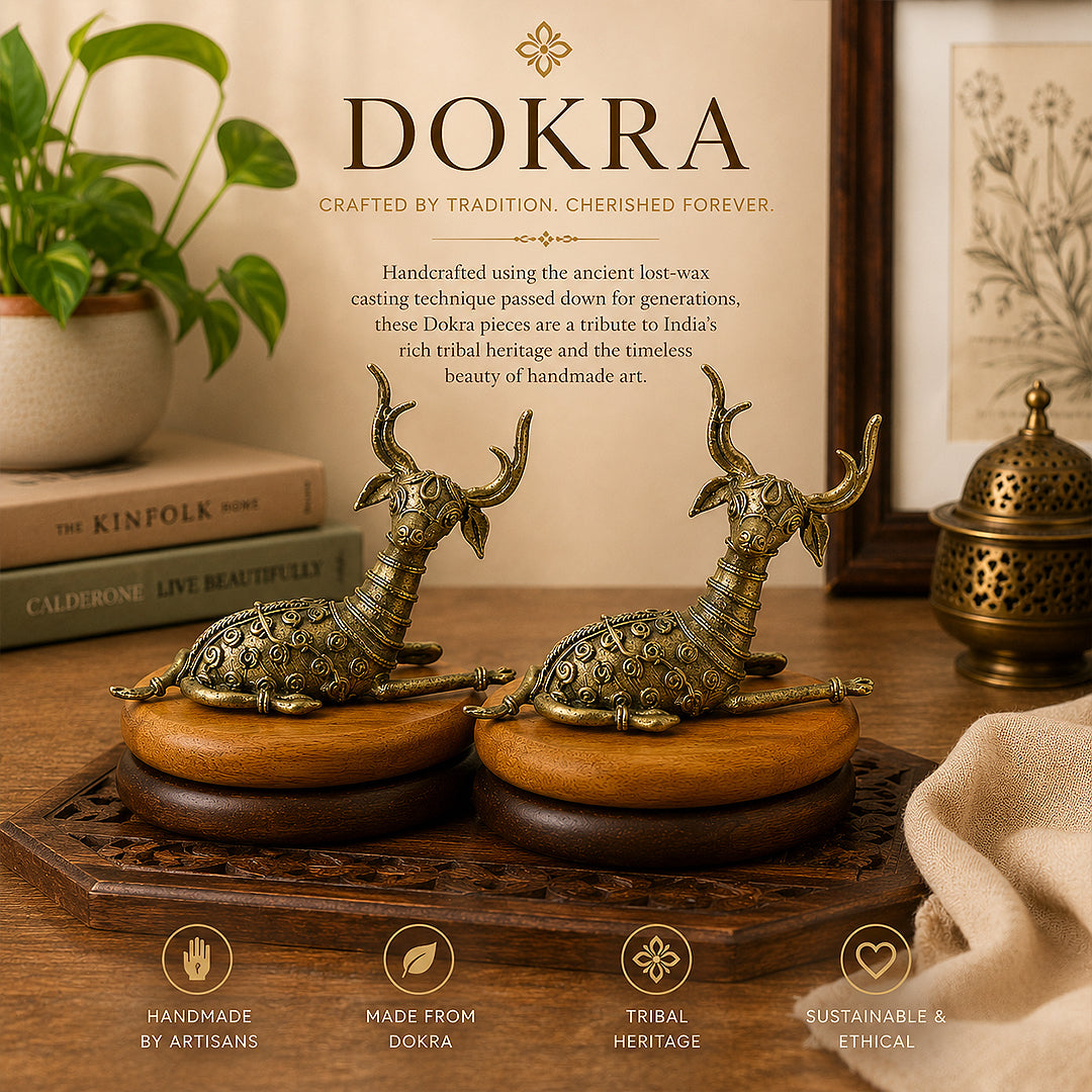 Chaukas Hiran Jodi - A Dokra Splendour