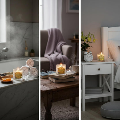 Glowing Petal scented candle combo
